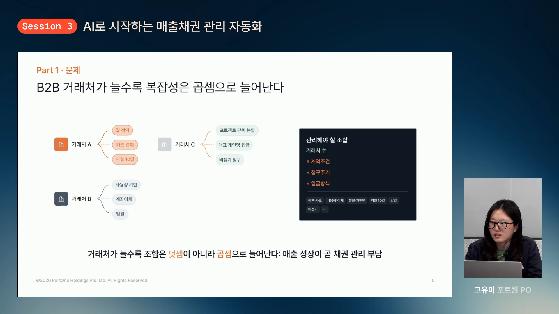 포트원 웨비나 고유미 PO